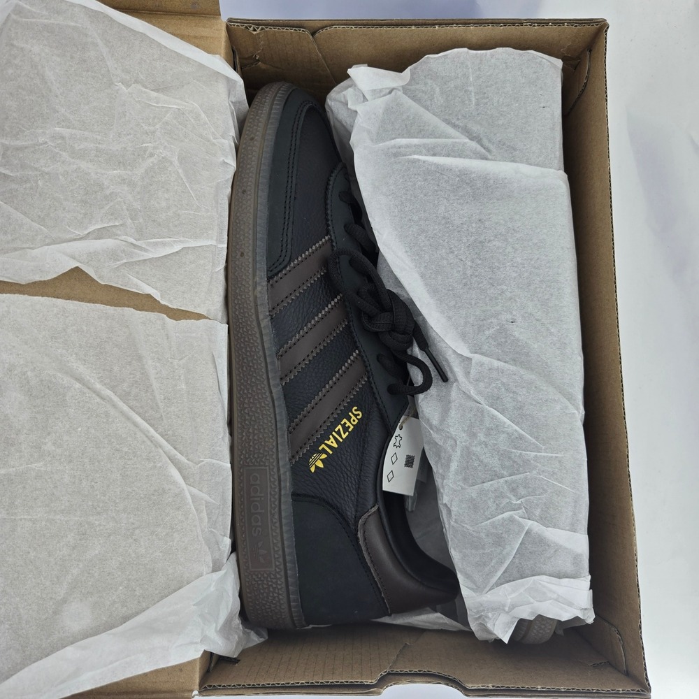 Adidas Handball Spezial Core Black Dark Brown Gum IH6568 Mens Size 10 NEW - Picture 9 of 14